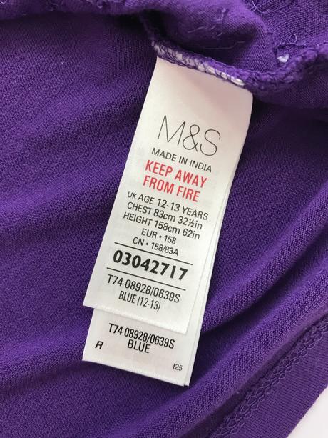 Ob/ triko-tunika s flitry  -v.12/13 let, marks & spencer,158