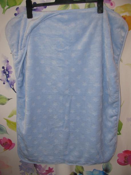 Kojenecká sv.modrá fleecová deka matalan, 