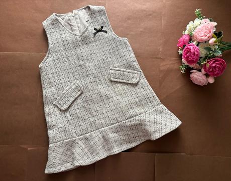 Ob/ šaty úpletové teplé - v.cca 3/4 let, 104