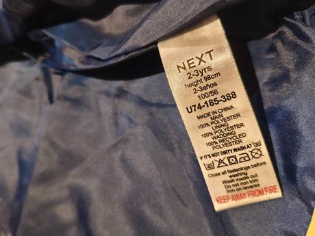 Jarni/podzimní bundička/kabátek next, next,98