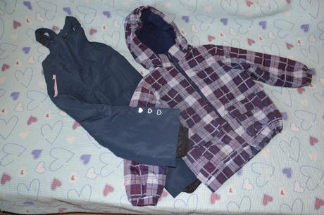 110 zimní bunda oteplené kalhoty, lupilu,110