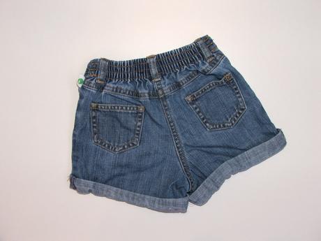 H277 jeans kraťasy vel. 6-12m, gymboree,80