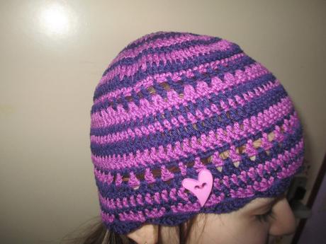 Háčkovaná čepička 5-8 let, 116