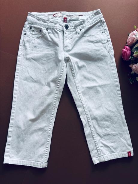 Džíny 7/8 délky bílé zn. esprit - v.26, esprit,26