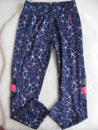 Elastické fialové legíny reebok, reebok,164