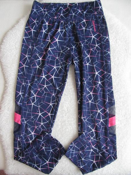 Elastické fialové legíny reebok, reebok,164