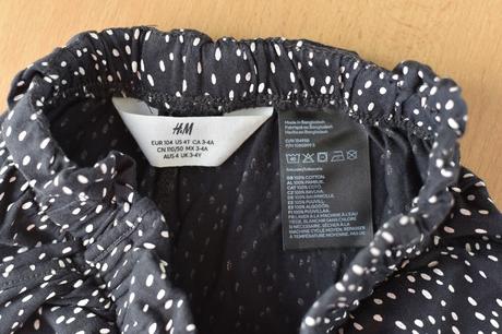 Kraťasy vel. 3 - 4 roky, h&m,104