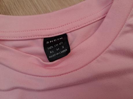 Černý a růžový crop top vel. xs - cena za obě, xs