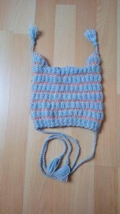 Jarní čepička na zavazování - 1,5 roku, 86