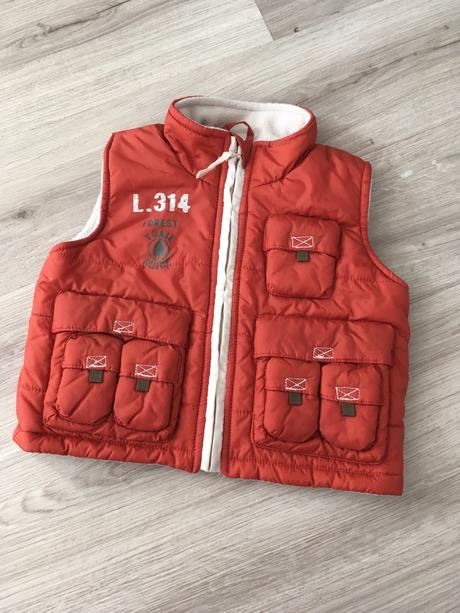 Teplá prošívaná vesta little boy star 68, little star,68