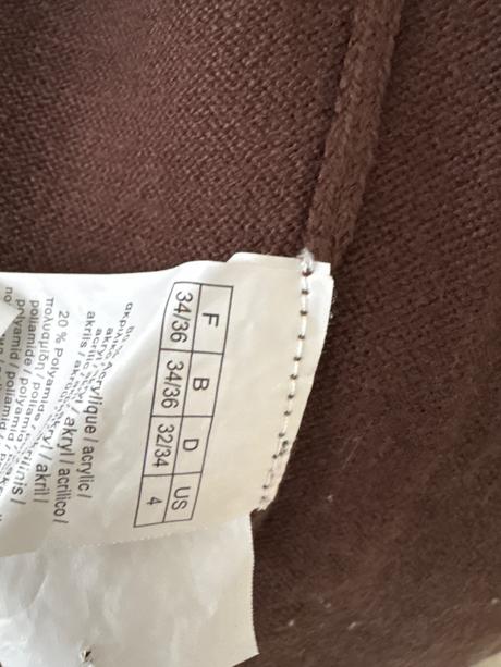 Hnědý svertrik 3 suisses s krátkým rukávem, 34/36, 34