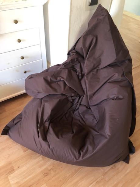 Pytel na sednuti hnedy xxl, 