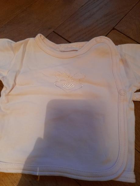 Malý růžový zapínací kabátek,tričko, 62, 62