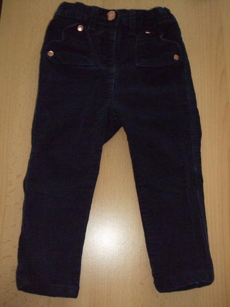 Elastické kordové kalhoty tu- nenošené, tu,80