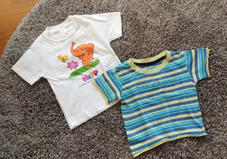 2x tričko / triko s krátkým rukávem, early days,86