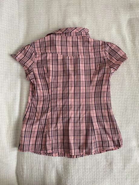 Dámská růžová kostkovaná košile vel. 42/xl/14, tally weijl,42