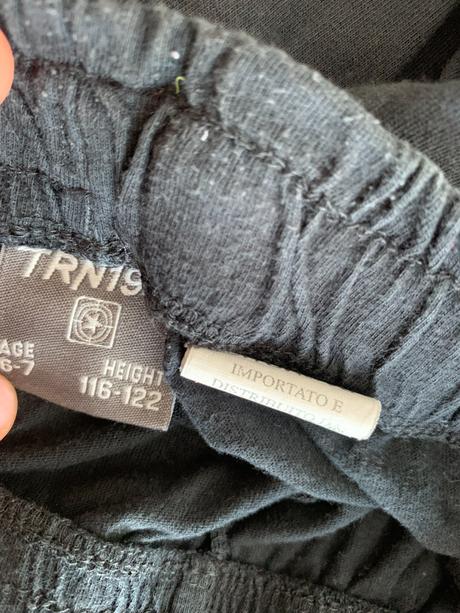 Teplákové kraťasy & šortky černé trn vel. 116/122, terranova,116