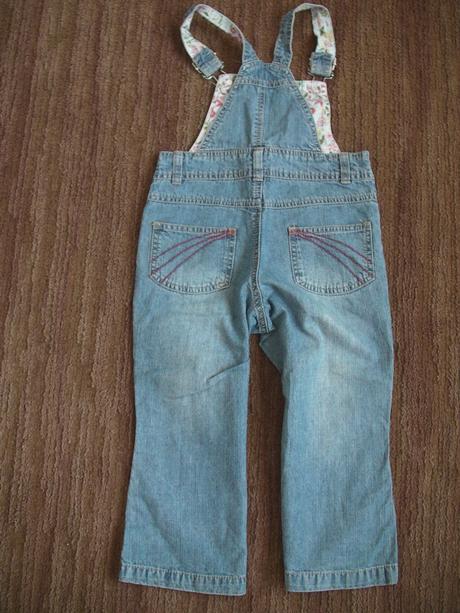 Krásné kalhoty s laclem h&m vel. 104-110, h&m,104