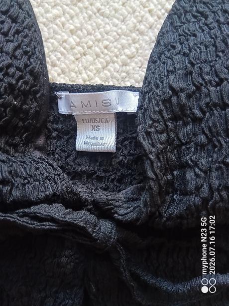 Crop top zn."amisu" vel."xs", amisu,xs