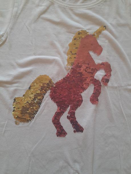 Tričko s převracecími flitry, vel 122, kikikoko, kiki&koko,122