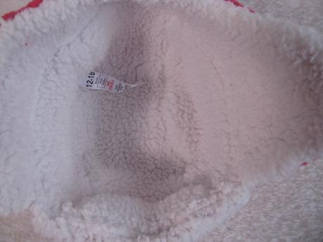 Dívčí fleecová ušanka s beránkem v.12-18 měs., george,86