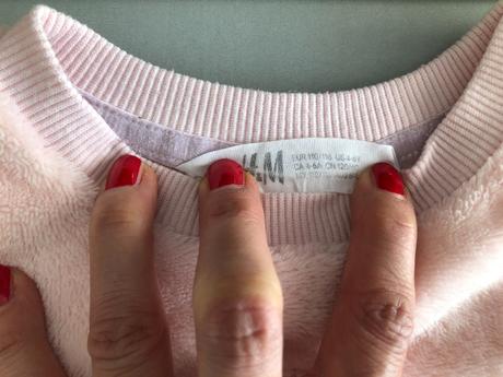 Mikina zajíček flitry růžová bambulka 110-116cm, h&m,110