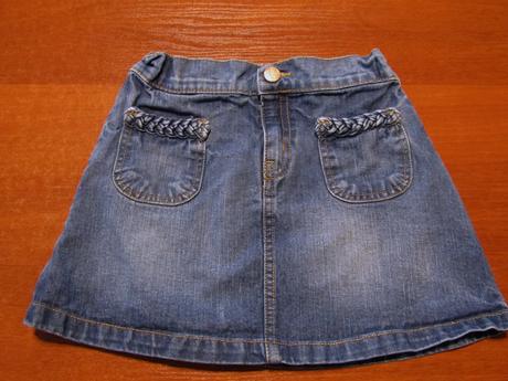 Dívčí  džínová sukýnka vel 122, f&f,122