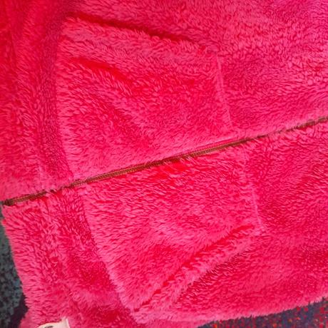 Chlupatka vesta růžová s kapuckou na holku, cherokee,134