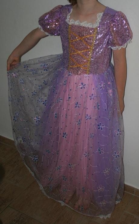 Kostým - šaty pro princeznu - růžové, 