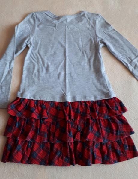 Vánoční šaty, šatičky peppa pig, pepina, 116/122, 116