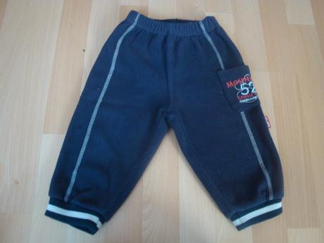 Tepláčky tmavě modré, vel. 80, baby club,80