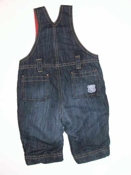 L164 podšité chlapecké rifle s laclem vel. 68, debenhams,68