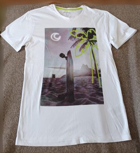 Chlapecké triko bílé krátký rukáv identic, kik,s