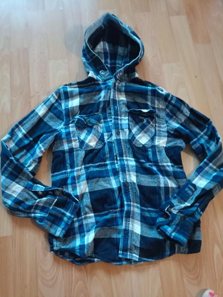 Flanelová košile, h&m,158