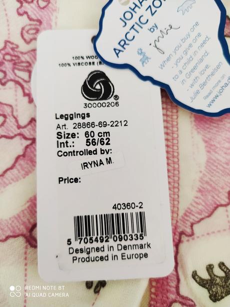 Nové vlněné legíny od joha vel. 60, 56 / 62 / 68