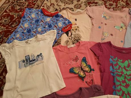 12x dívčí tričko, h&m,98