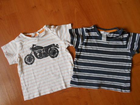 2x chlapecké triko vel. 74, h&m,74