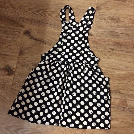 Laclová sukýnka/šatovka se smajlíky, young dimension,128