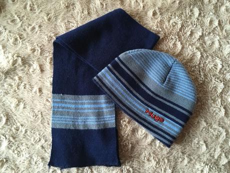Set - čepice a šála (80/86) top stav, 86