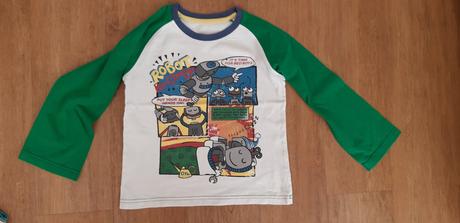 3 x tričko s dlouhým rukávem vel. 116, 116