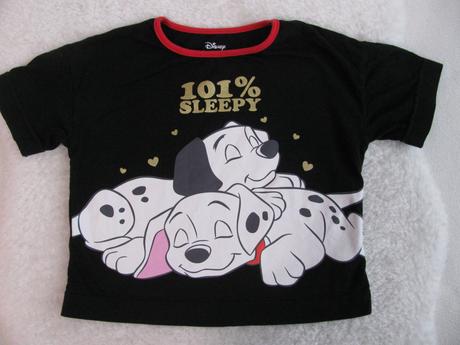 Krásné černé tričko 101 dalmatinů, nutmeg,110