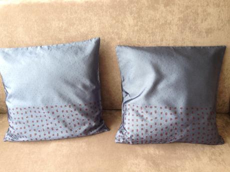 3povlaky polštář královská modrá luxus vzhled lesk, 