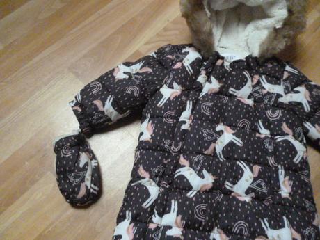 Zimní kombinéza jednorožec vel. 3-6 m, 68