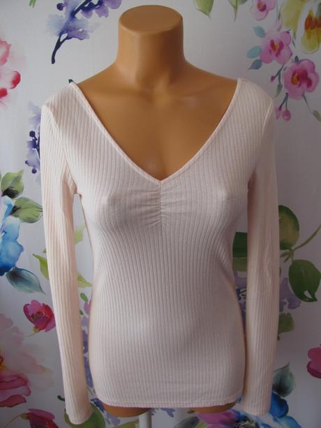 Pudrová nová dámská pružná halenka camaïeu, camaieu,s