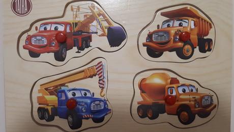 Dřevěné puzzle tatra v lomu 13 dílků,