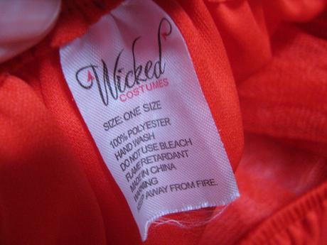 Kostýmová tylová červená sukně v.152/164, 