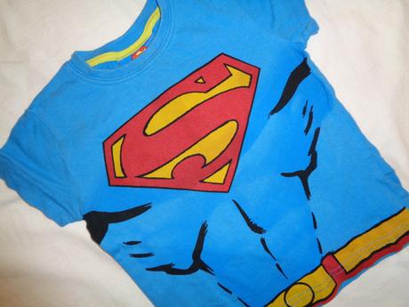 Super modré tričko superman, next,80