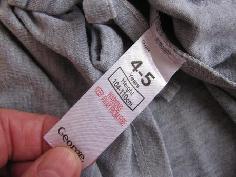 Šedé dívčí tričko s bočním pružným řasením, george,110