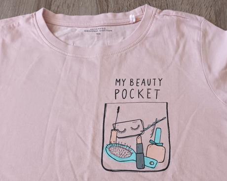 Dívčí triko světle růžové krátký rukáv reserved, reserved,164