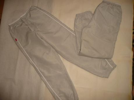 Kalhoty podšité  tepláky vel 9/10/11 šusťáky, slazenger,140 / 146